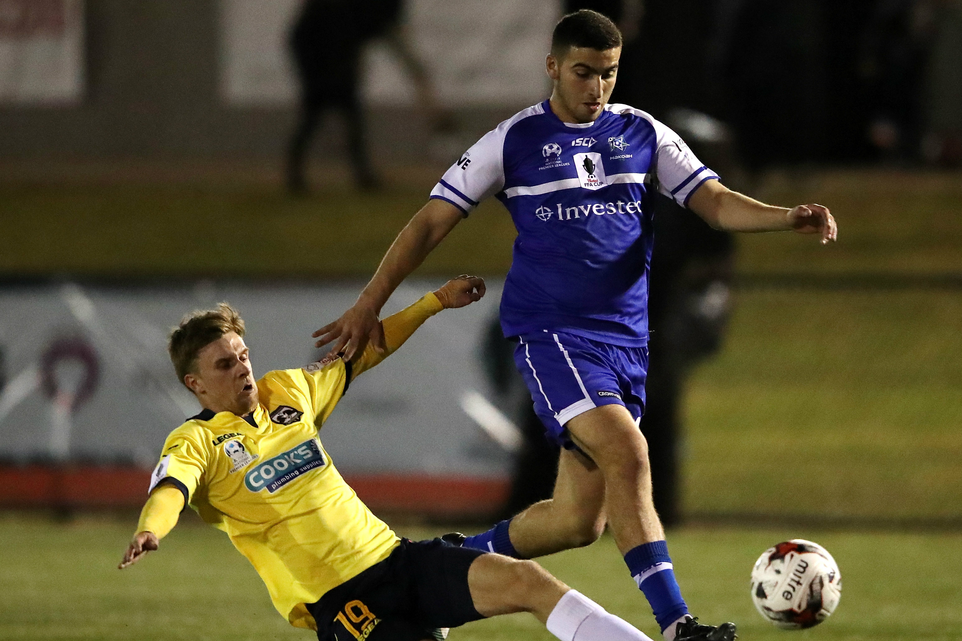 Anthony Frangie in action during the 2017 FFA Cup.