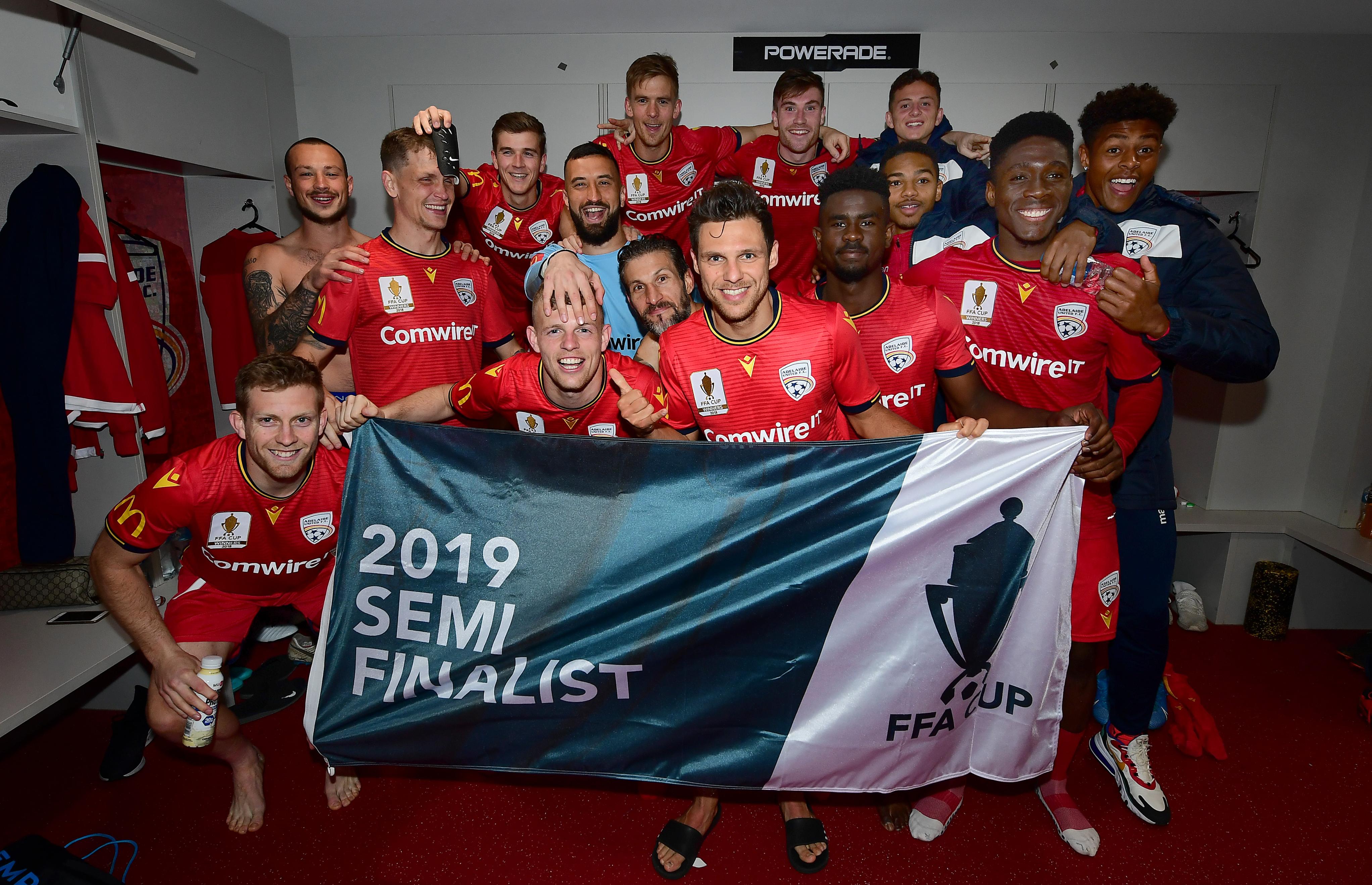 2014 and 2018 FFA Cup winners Adelaide United are one step away from another Final