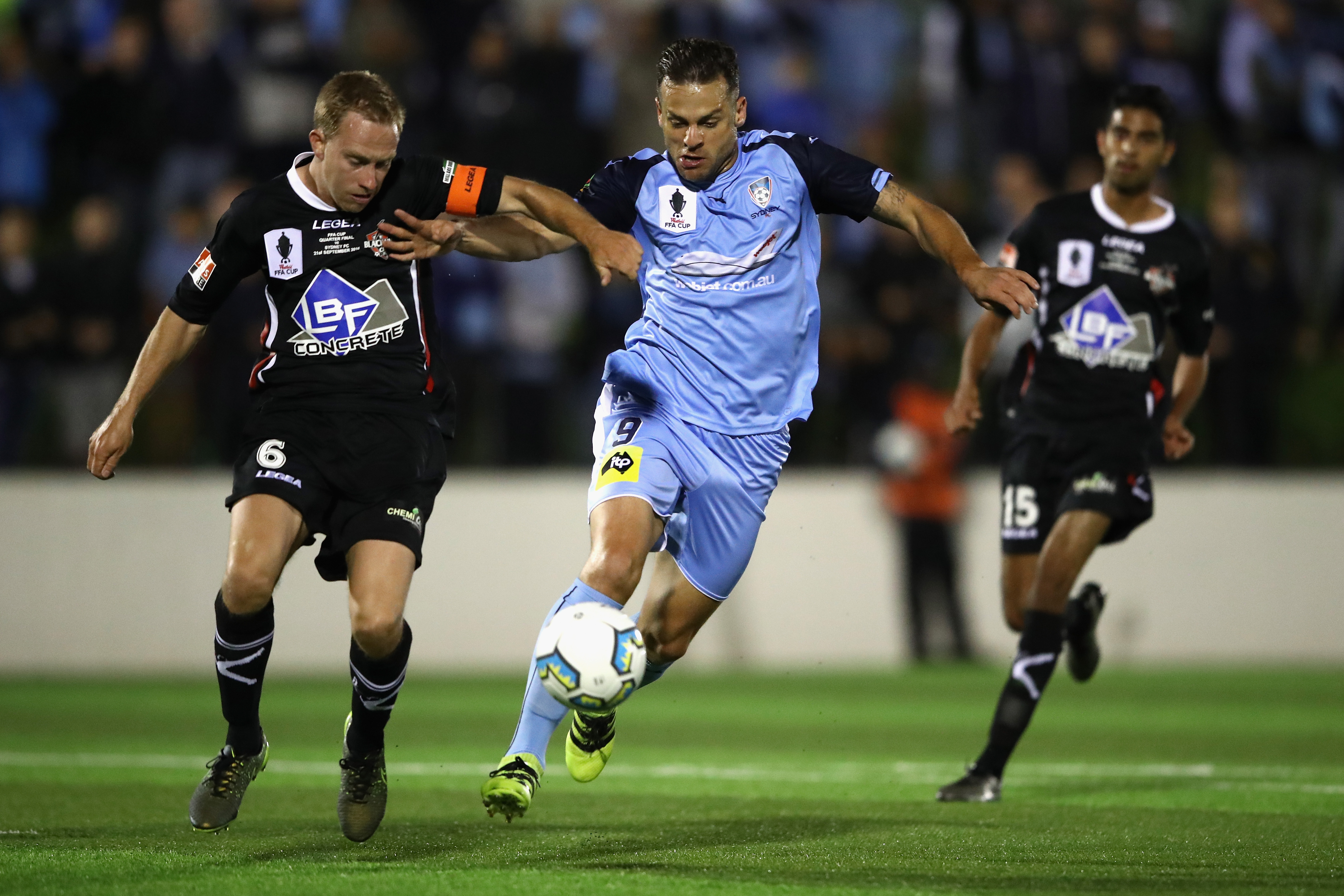 Sydney FC marquee Bobo looked sharp early against Blacktown City.