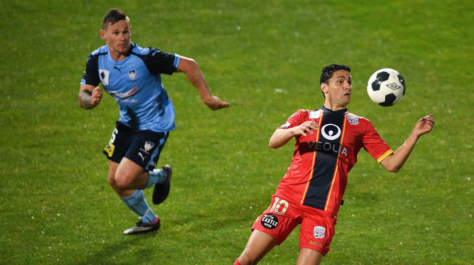 Adelaide United's Marcelo Carrusca produced some individual brilliance to help decide the contest at Coopers Stadium.