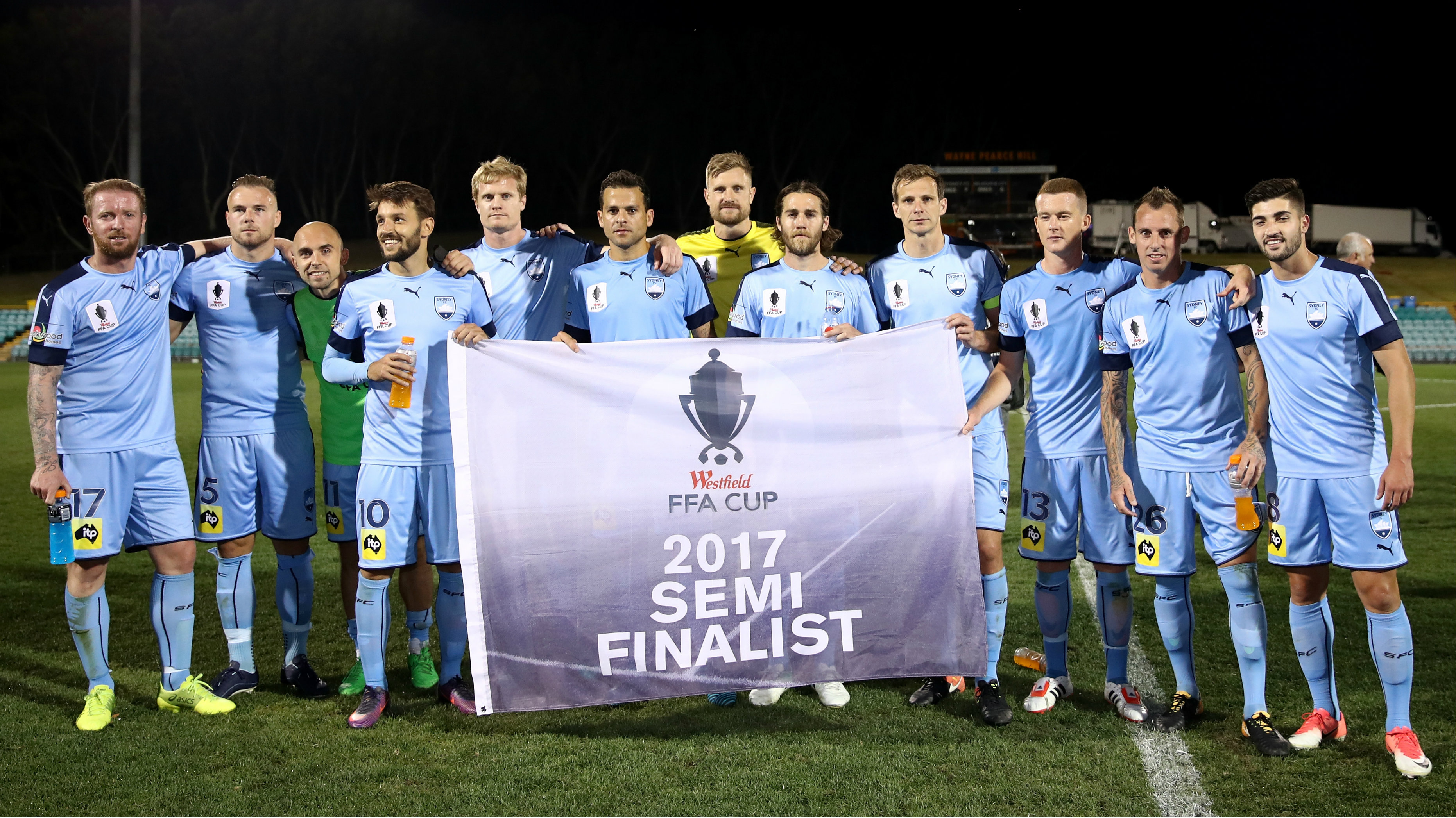 Sydney FC cruised into the FFA Cup Semi Finals with a 2-0 win over Melbourne City.