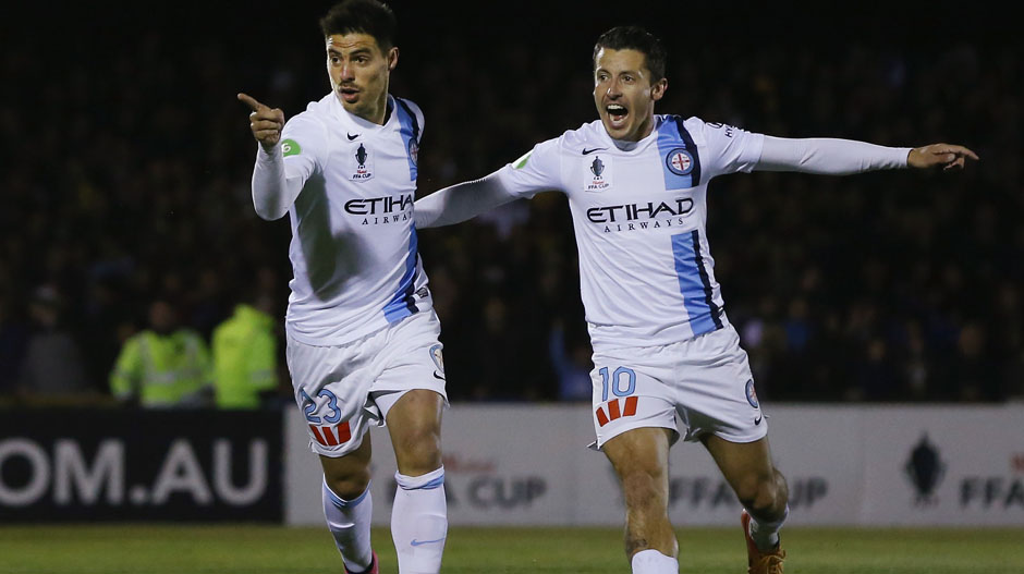 Bruno Fornaroli opened the scoring in just the second minute for Melbourne City.