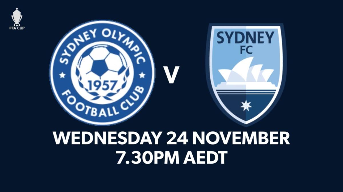 Coming up: Sydney Olympic FC v Sydney FC in the FFA Cup 