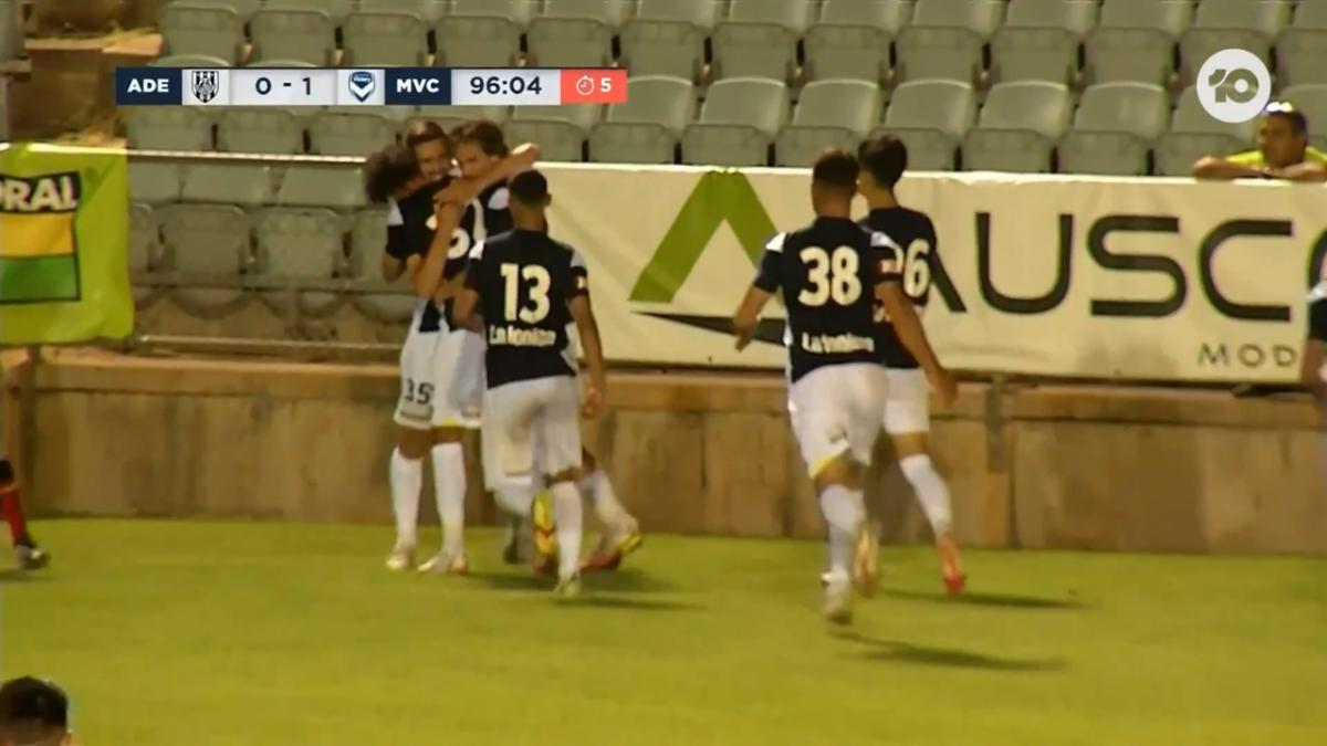 GOAL: Leban wins it from the spot for Victory